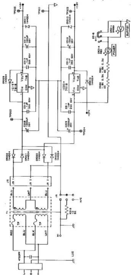 L G M ATQ3PF RED TL BLU J6 J9 1 J9 2 J8 J9 3 CR300 14H204 CR301 14H204 CR302 14H204 CR303 14H204 TP302 IC15* 7818 VIN VOUT COM TAB C318 1.2V 20X 50V C319 1.2V 20X 60V C314 120UF 25V CR311 14H204 TP301 TP302 C308 100UF 35V C310 1.2V 20X 50V C311 1.2V 20X 60V C312 1.2V 20X 60V C313 1.2V 20X 60V C314 1.2V 20X 60V C315 1.2V 20X 60V C316 1.2V 20X 60V C317 1.2V 20X 60V C318 1.2V 20X 60V C319 1.2V 20X 60V C320* 7518 VIN VOUT COM TAB CR310 14H204 TP304 -27V R388 1.5K 0.2N 1.5K 0.2N 5S R389 1.5K 0.2N 1.5K 0.2N 5S CR314 RBD POWER S2-6 CR311 SPBES+ BUFFER