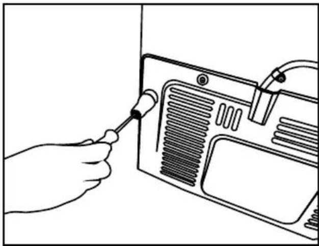 GRUNDIG GQN1232X - Připojení plastových klínů - 1