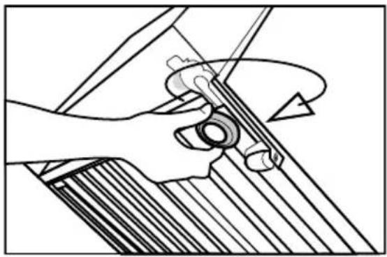 GRUNDIG GQN1232X - Adjusting the stands - 2