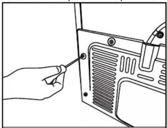 GRUNDIG GQN1232X - Fixarea penelor de fixare din plastic - 1