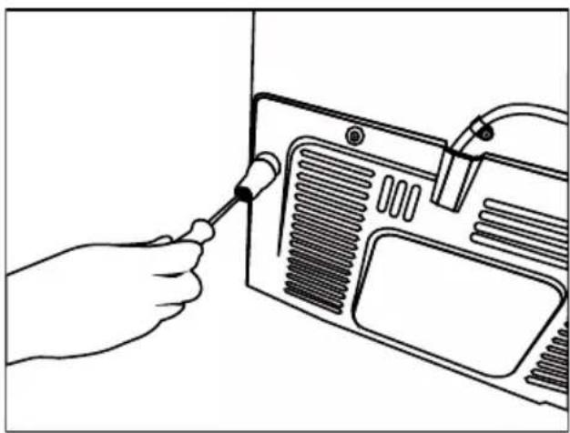 GRUNDIG GQN1232X - Fästning av plastkilar - 2
