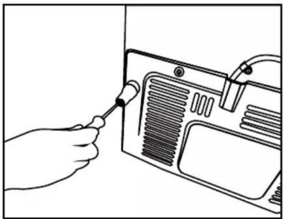 GRUNDIG GQN1112X - Fixarea penelor de fixare din plastic - 2
