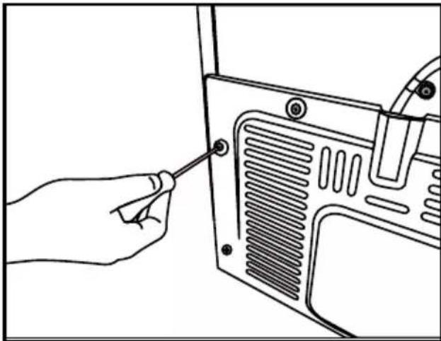 GRUNDIG GQN1112X - Attaching the plastic wedges - 1