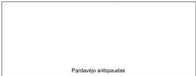 Pardavéjo antspaudas