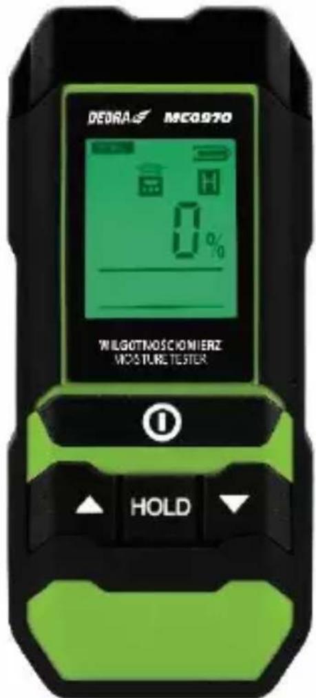 DEDRA ME0970 0% WILGOTNOSCHNIERZ MOISTURE TESTER HOLD