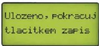 Ulozero, Pokracui tlacitkem zafis