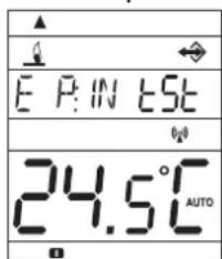 E P:IN tSt 24.5°C AUTO