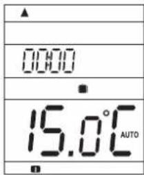 00:00 15.0°C AUTO