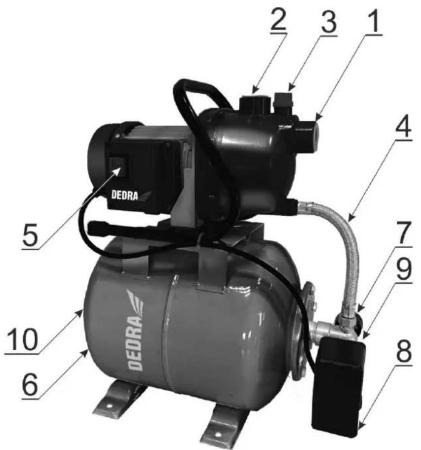 DEDRA DED8877 - Hydrofor - 2