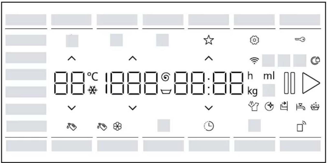 SIEMENS WG56B2A0CS - Displej - 1