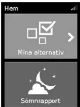 Hem Mina alternativ Sömnrapport
