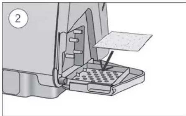 ResMed Lumis 100 VPAP S - To replace the air filter: - 2