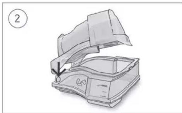 ResMed Lumis 100 VPAP S - To reassemble the humidifier lid: - 2