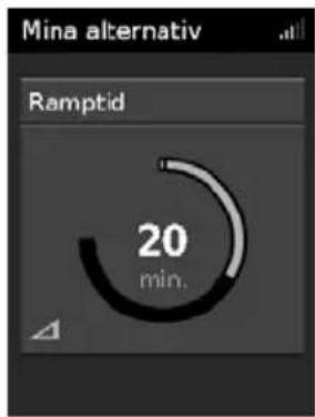 Mina alternativ Ramptid 20 min.