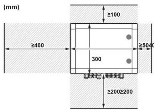 (mm) ≥100 ≥400 300 ≥5040 ≥200≥200