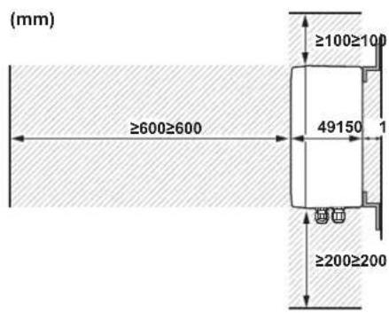 (mm) ≥600≥600 ≥100≥100 49150 ≥200≥200