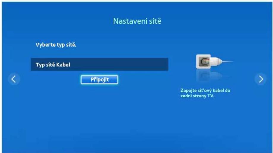 SAMSUNG UE55F6800SD - Ruční nastavení pevné sítě - 1