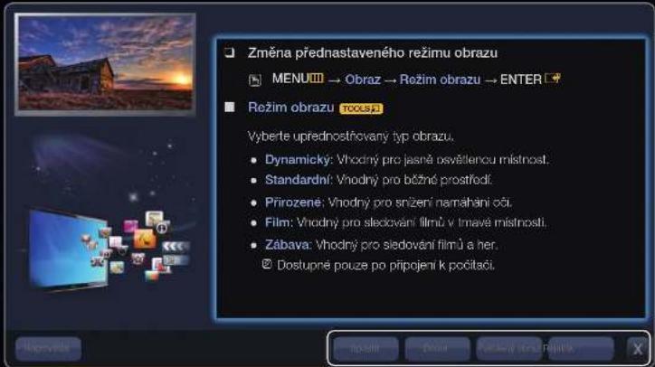 SAMSUNG UE40D6000TP - Zobrazení obsahu - 1