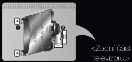 SAMSUNG UE40D6000TP - Připojení adaptéru karet CI Card - 1
