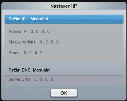 SAMSUNG UE40D6000TP - Postup manuálního nastavení - 1