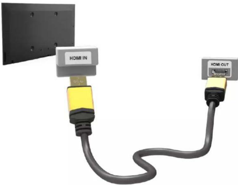 SAMSUNG PS64F8500SZ - Připojení kabelem HDMI - 1