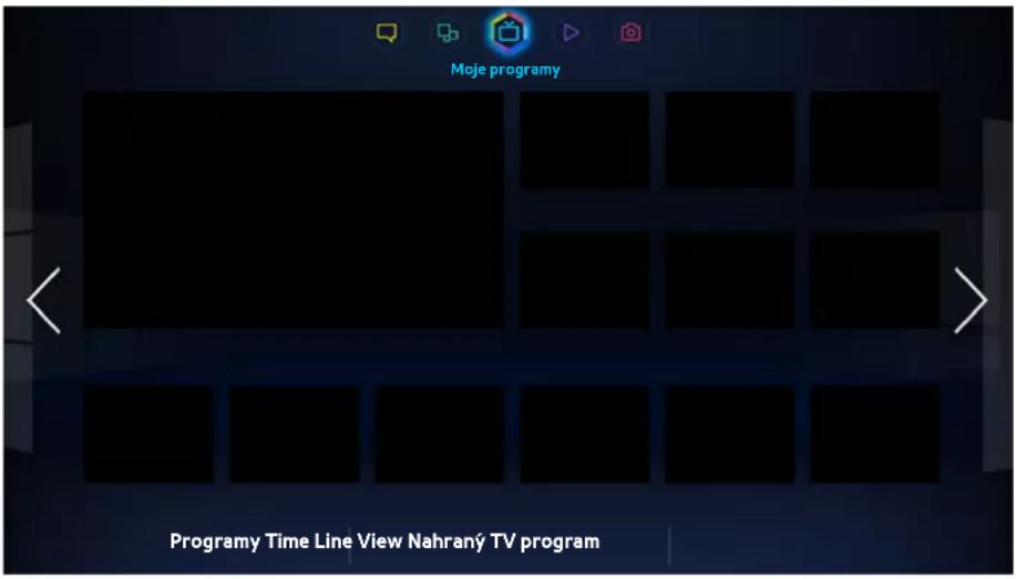 Moje programy Programy Time Line View Nahraný TV program