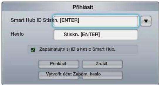 SAMSUNG PS59D7005DK - Přihlášení k účtu - 1