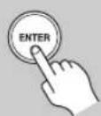 ONKYO PR-5507 - On the remote controller press the [ENTER] button. - 3