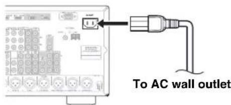 To AC wall outlet