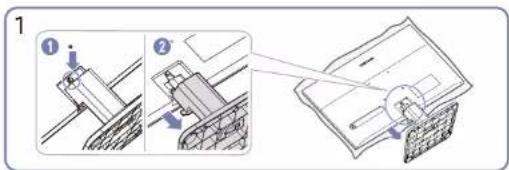 SAMSUNG SyncMaster S22A336NHU - Sejmutí stojanu - 1