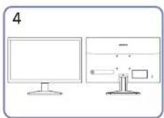 SAMSUNG SyncMaster S22A336NHU - Připevnění stojanu - 4