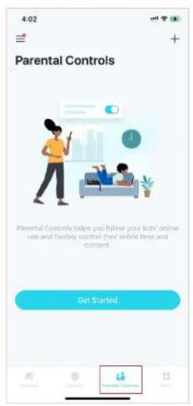 4:02 Parental Controls Parental Controls helps you follow your kids' online use and flexibly control their online time and content. Get Started Parental Controls