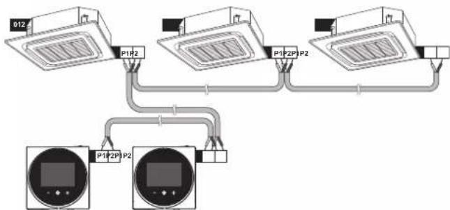 DAIKIN BRC1H519K - Group control: master and slave controller - 1