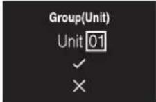 DAIKIN BRC1H519K - Group address - 3