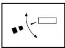 DAIKIN BRC4C62-9 - Press the AIR FLOW DIRECTION ADJUST button to select direction as shown below. - 3