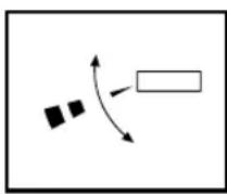 DAIKIN BRC4C62-9 - Press the AIR FLOW DIRECTION ADJUST button to select direction as shown below. - 1