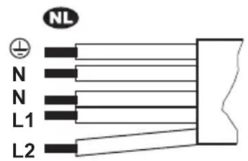 AEG NII74B10AB - Kaksivaiheinen liitäntä - 1