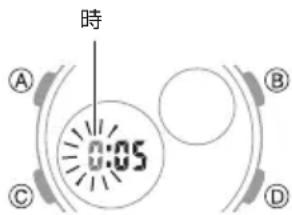CASIO Baby-G BGA-270 - 計測時間を設定する - 1