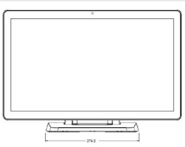 ELO ESY22i5 - I-Series 21.5" Stand Kit (E044356) - 1