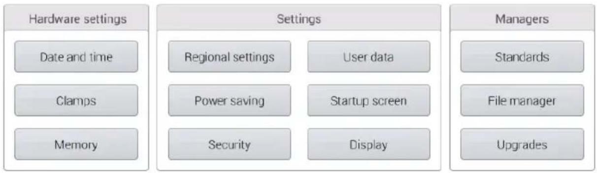 Sonel PQM-707 - Analyzer settings - 2