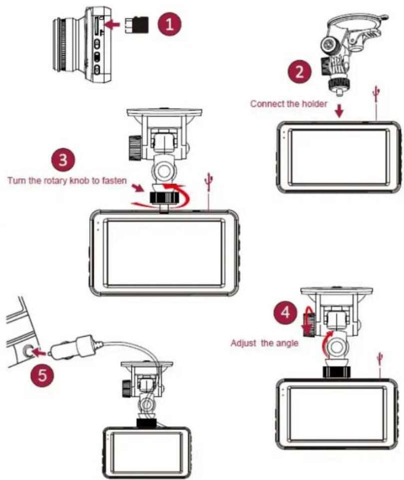 PRESTIGIO RoadRunner 525 - Install suction mount - 1