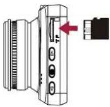 PRESTIGIO RoadRunner 525 - Insert a microSD card - 1