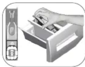 ALTUS AFL710W - Cleaning the detergent drawer - 1