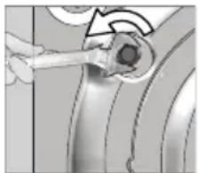 ALTUS AFL710W - Removing the transportation locks - 1