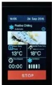 16:05 24 Sep 2018 Positive Chilling Ajustment 13°C 18°C 00:00 STOP