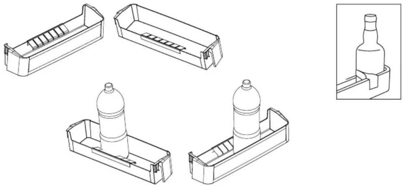 Romo RCS2233W - Stojan na láhve (pouze některé modely) - 1