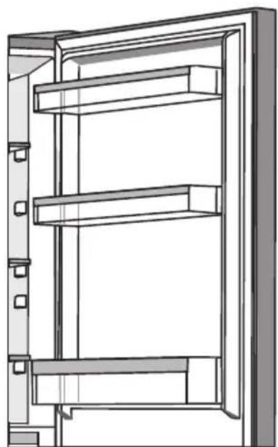 GORENJE RBI409EP1 - DVEŘNÍ REGÁLY - 2