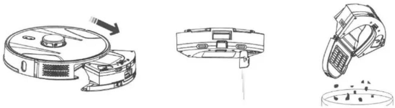 TESLA RoboStar iQ700 - Szennyes/vizes tartály - minden takarítás után tisztítsa meg - 1