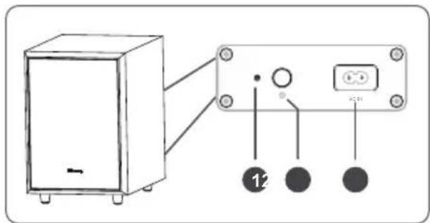 Diagram showing a device connected to an electrical panel with labeled terminals and indicators