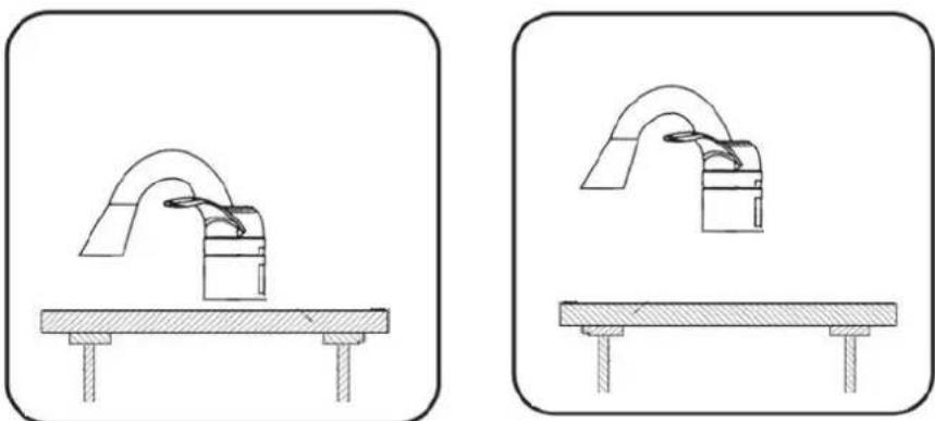 N'oveen IWH150 - Pay attention to the correct horizontal positioning of the electric heater. - 1